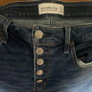 Abercrombie & Fitch High Rise, super skinny ankle 27/4r